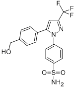 4-[5-(4-羟基甲基苯基)-3-(三氟甲基)-1h-吡唑-1-基]苯磺酰胺