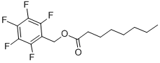 n-octanoate 别名:五氟苄基正辛酸酯 cas号 21635-03-0 分子式 c15h17